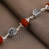 Silver Rudaksha Bracelet