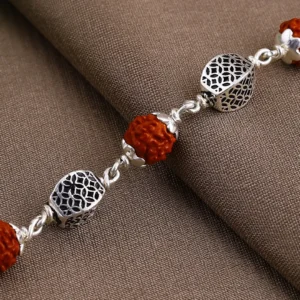 Silver Rudaksha Bracelet